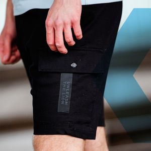 Unleash The Lion Cargo Shorts - Zwart - XL - Max Verstappen