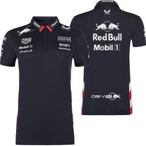 Red Bull Racing Polo - M - America Race Team Polo 2024 - Dames - Max Verstappen