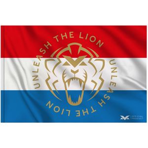 Vlag - 150 x 225 - Unleash The Lion - 150 x 225 - Max Verstappen
