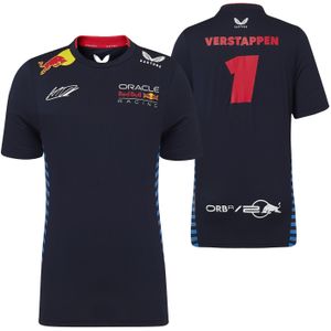 Max Verstappen T-shirt - 140-146 - Kids Red Bull Racing Driver T-Shirt 2024 Max Verstappen