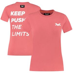 Dames - MV T-shirt The Limits - Coral - S - Max Verstappen