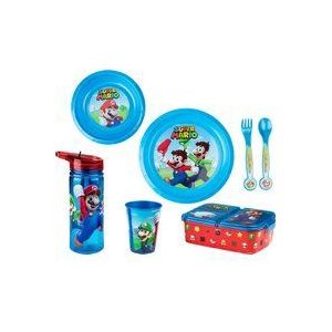 Nintendo Super Mario drinkfles, brooddoos of servies