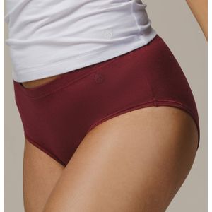 Bamigo Olivia Mid-Waist slip Cabernet-Cabernet (2-pack)