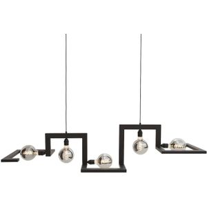 Goossens Hanglamp Anouk, Hanglamp met 5 lichtpunten exclusief lichtbron