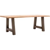 Goossens Eettafel Blade, Boomstamblad 280 x 100 cm 5 cm dik