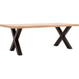 Goossens Eettafel Blade, Strak blad 280 x 100 cm 6 cm dik