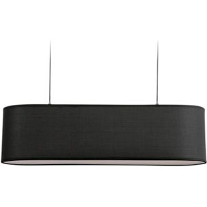 Kave Home Palette, Lampenkap voor hanglamp palet zwart 20 x 75 cm