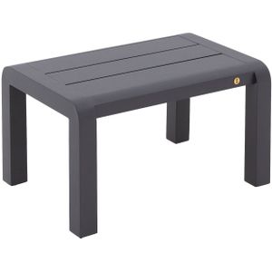 Goossens - Yngvar - Salontafel - Grijs - Aluminium - 60x40 cm