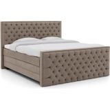 Goossens Excellent Boxspring Nomade Archipel incl. voetbord