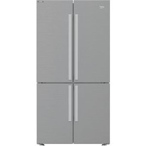 Beko GN1406231XBN - Amerikaanse koelkast Zilver