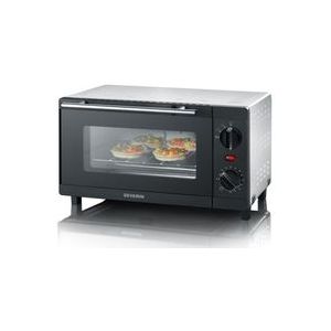 Severin TO 2052 Vrijstaand Toast Oven.358x310x210mm 800W, 4 Standen Met 60 Min Timer