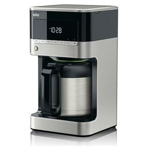 Braun Domestic Home KF7125BK Koffiemachine 1.5L 1000W Grijs/Zwart