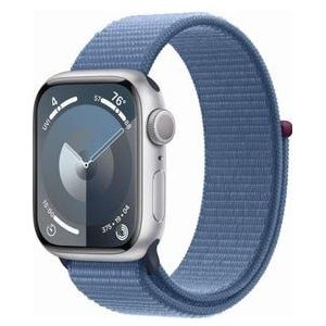 Apple Watch S9 GPS 41mm Silver Storm Blue Sport Loop