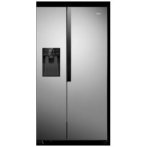 Etna AKV578IRVS - Amerikaanse koelkast Zilver