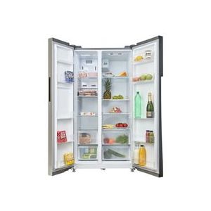 Inventum SKV0178R - Amerikaanse koelkast - 2 deuren - Display - Stil: 35 dB - No Frost - 532 liter - RVS