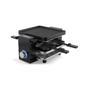 Princess 162915 Raclette Piano Black 4 - Parking deck voor gebruikte pannetjes - inclusief 4 spatels