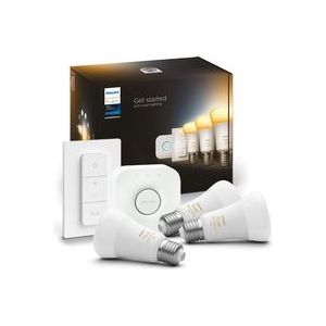 Philips Hue White Ambiance Starter Pack E27 met 3 lampen, dimmer + Bridge