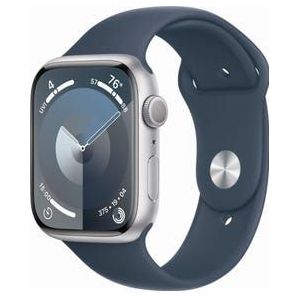 Apple Watch S9 GPS 45mm Silver Storm Blue Sportband M/L