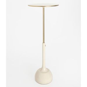 Sissy-Boy - Beige bijzettafel - Verstelbaar - Organische vorm