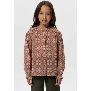 Multicolour Blouse Met Print