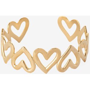 Sissy-Boy - Armband - Goud - Staal - Hartjes Design