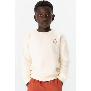 Off-white Sweater Met Smiley