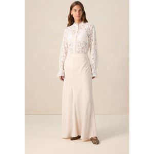 Witte maxi-rok