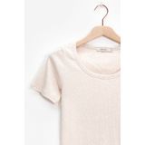 Sissy-Boy - Basic Stretch Rib T-shirt - Beige