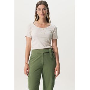 Sissy-Boy - Basic Stretch Rib T-shirt - Beige