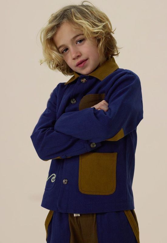 Sissy-Boy - Colourblock Jack - Donkerblauw - Met Embroidery