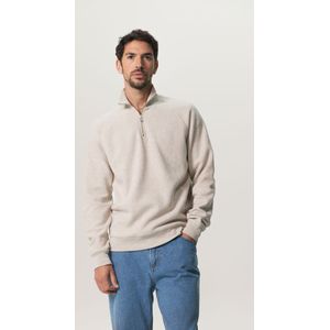 Sissy-Boy - Beige - Sweater - Met Rits