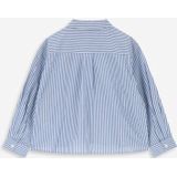 Sissy-Boy - Gestreepte Blouse - Blauw - Met Hartjesborduursel
