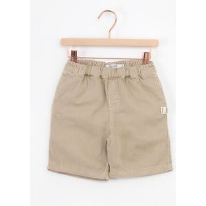 Beige Pull On Shorts