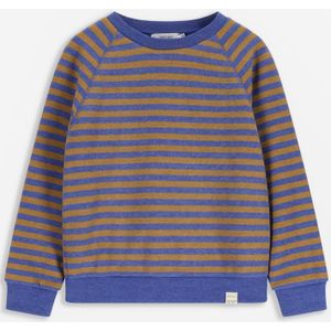 Sissy-Boy - Bruin met blauw gestreepte sweater