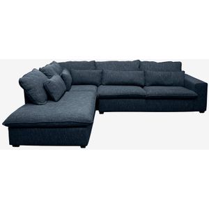 Baron Bank 3.5-zits Lounge Links Donkerblauw Melee