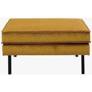 Amsterdam Velvet Hocker Oker