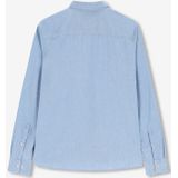 Sissy-Boy - Chambray Overhemd - Lichtblauw - Lange Mouwen - Regular Fit