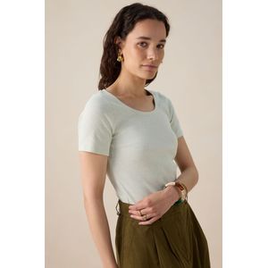 Lyle And Scott - Superfine Katoenen T-shirt - Groen