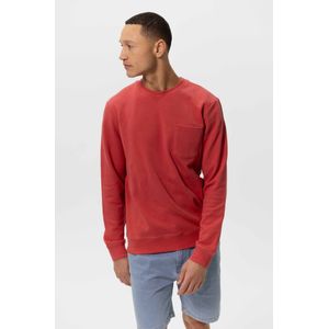 Rode Sweater Met Borstzakje