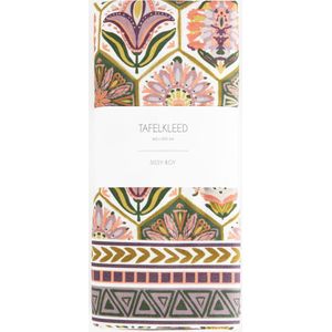Multicolor Tafelkleed Met Bloemenprint (160x300 Cm)