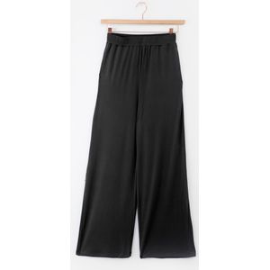 Zwarte Wide Leg Pantalon