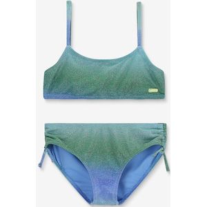 Lichtgroene bikini met glitter