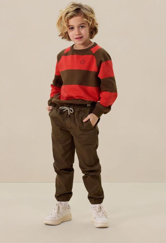 Sissy-Boy - Donkerbruine pull on broek met aantrekkoorden