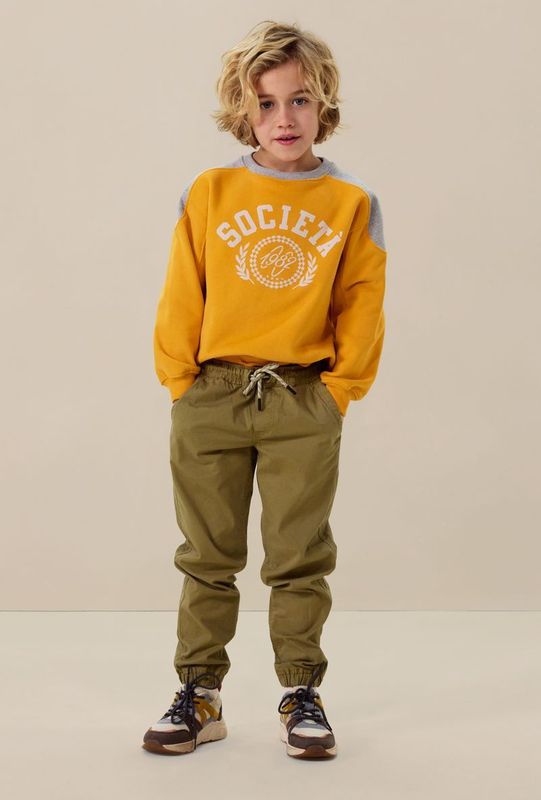 Sissy-Boy - Groene pull on broek met aantrekkoorden