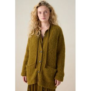 Sissy-Boy - V-hals Vest - Donkergroen