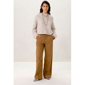 Bruine Wide Leg Jeans