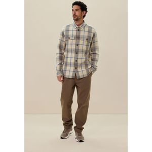 Sissy-Boy - Geruit Overhemd - Beige - Lange Mouwen - Katoen