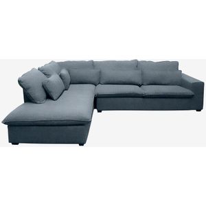 Baron Bank 3.5-zits Lounge Links Donkerblauw