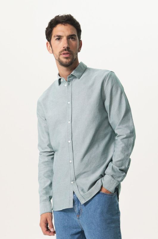 Sissy-Boy - Oxford Overhemd - Groen - Katoen