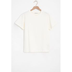 Wit basic katoenen t-shirt